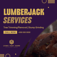 Corporate Lumberjack Services Instagram Post Design