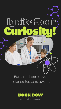 Science Tutor Facebook Story Design