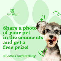 Cute Pet Lover Giveaway Instagram Post Image Preview