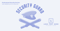 Security Hat and Baton Facebook Ad