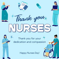 Celebrate Nurses Day Linkedin Post Design