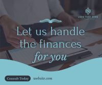 Finance Consultation Services Facebook Post