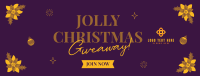 Jolly Christmas Giveaway Facebook Cover