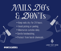 Nails Dos and Donts Facebook Post