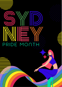 Sydney Pride Month Greeting Flyer