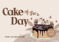 Cake of the Day Postcard Image Preview