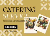 Catering Postcard example 1