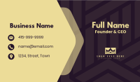 Corporate Cube Pattern  Business Card