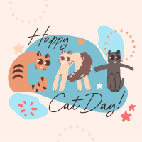 Happy Meow Day Instagram Post