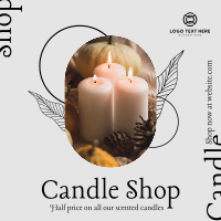 Candle Discount Instagram Post