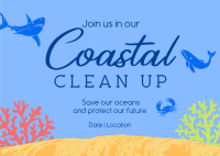 Coastal Cleanup Postcard