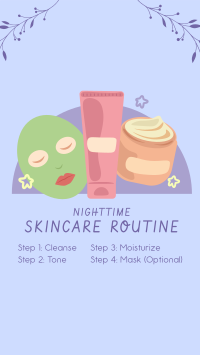 Skincare Facebook Story example 3