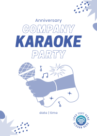 Company Karaoke Flyer Design