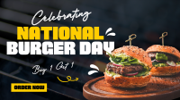 National Burger Day Celebration Animation