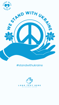 Ukraine Peace Hand Facebook Story