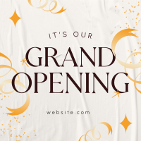 Ribbon Grand Opening Instagram Post Image Preview