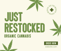 Cannabis on Stock Facebook Post