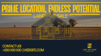 Minimalist Land For Sale Facebook Event Cover