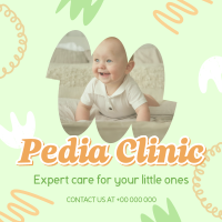 Kiddie Pediatric Clinic Instagram Post Design