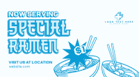 Special Ramen Serving Video Design