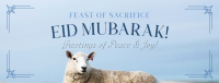 Eid Mubarak Sheep Facebook Cover