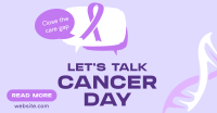 Cancer Awareness Discussion Facebook Ad