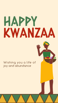 Kwanzaa Woman Instagram Story Design