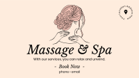Cosmetics Spa Massage Facebook Event Cover