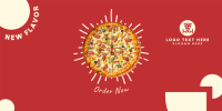 Delicious Pizza Promotion Twitter Post