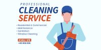 Janitorial Cleaning Twitter Post