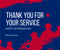 Thank You Veterans Facebook Post