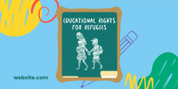 Refugees Education Rights Twitter Post