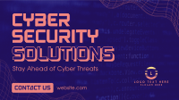 Cyber Security Futuristic Facebook Event Cover