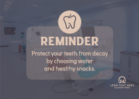 Dental Reminder Postcard