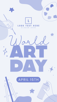 World Art Day Instagram Story