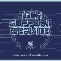 Tech Support Service Instagram Post Image Preview