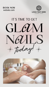 Elegant Nail Salon Instagram Story