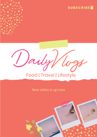 Scrapbook Daily Vlog Poster