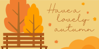 Autumn Greetings Twitter Post