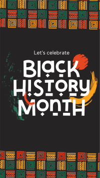 Tribal Black History Month Facebook Story