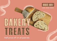 Bakery Treats Postcard Design