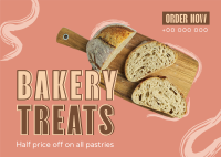 Bakery Treats Postcard Image Preview