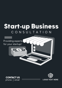 E-commerce Business Consultation Poster