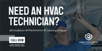 HVAC Technician Twitter Post