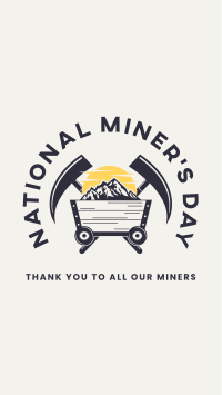 Miners Day Celebration Instagram Story