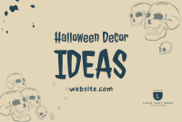 Halloween Skulls Decor Ideas Pinterest Cover Design