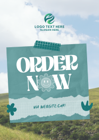 Order Now Minimalist Poster