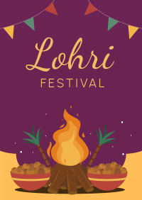 Lohri Festival Poster