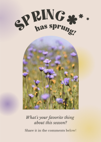 Spring Delicate Poster