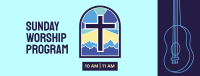 Sunday Worship Program Facebook Cover